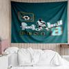 Soccer Print Tapestry, Backdrop, Easy Setup, Ideal for Bedroom, Office & Living Room, with Aesthetic Wall Hanging Decor.