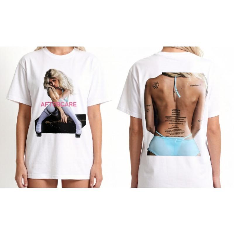 Nessa Barrett Vintage T-shirt Nessa Barrett Aftercare Merch Tshirts Women Men Fashion Cotton Clothes Trends Design Aesthetic ... S разноцветный