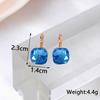 Nové modré geometrické náušnice pro ženy, bohémské přívěsky ve tvaru květin a motýlů, dámské visací náušnice 2024 aretes de mujer