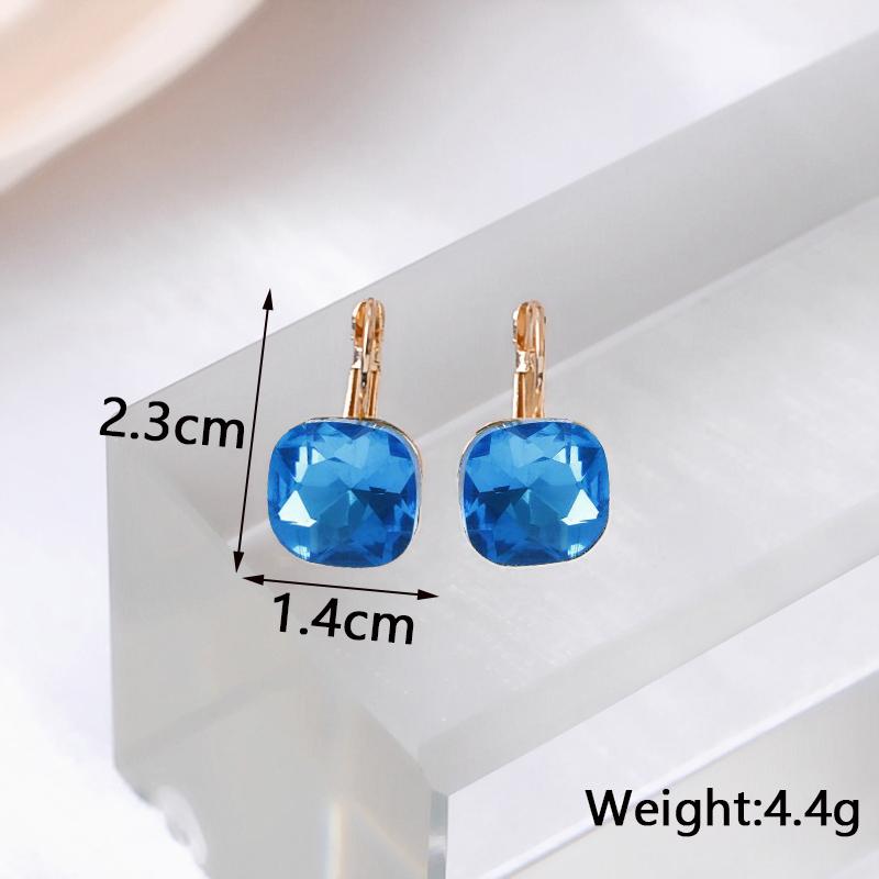 New Blue Color Geometric Earrings for Women Bohemian Flower Butterfly Pendants Female Dangle Earrings 2024 aretes de mujer