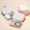 Double-Layer Jewelry Storage Box Portable Travel Jewelry Holder Organizer Storage Display Ring Necklace Earrings Bracelet Stand