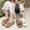 Summer New Products Are Light, Fashionable, Casual and Comfortable To Wear, Bow with Flat Bottom Women's Sandals Tide