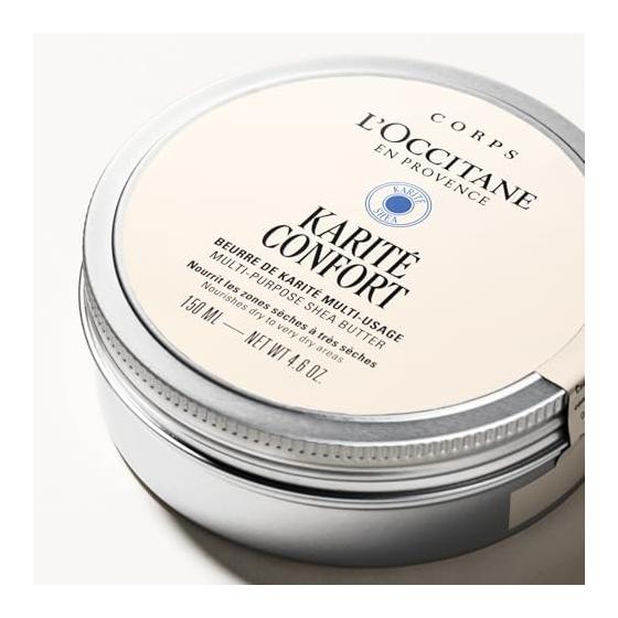 L'OCCITANE Karite Comfort Organic Shea Butter 150mL Large Capacity
