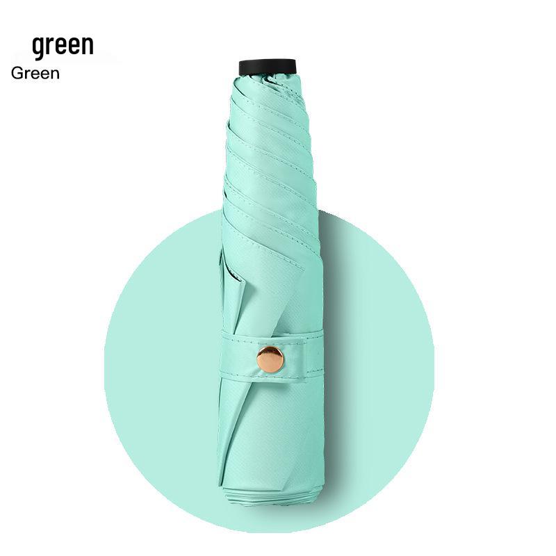 Wind-Resistant Auto-Fold Umbrella with UV Protection and Black Coating