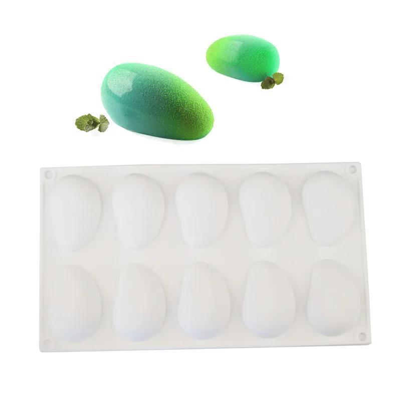 Mangos Shape Mousse Dessert Silicone Mold Baking DIY Semi-dimensional Mangos Ice Cream Chocolate Mold