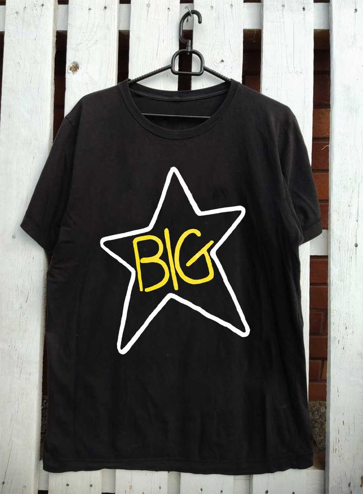 Big Star Band Logo Classic Short Sleeve Cotton Black All Size T-Shirt Unisex T-Shirt