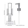 Refillable Christmas Hand Soap Bottle Acrylic Soap Dispenser Bathroom Lotion Dispenser for Home Kitchen Accessories Decor Gifts