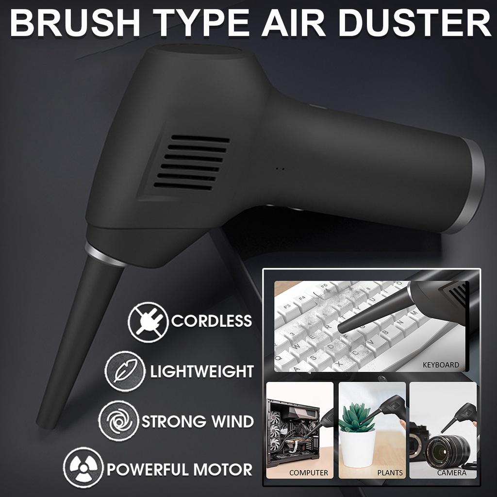 60W 45000 Pa Cordless Air Blower Cleaning Tool Air Duster Compressed  W/Light For Computer Laptop Keyboard Electronics Cleaning