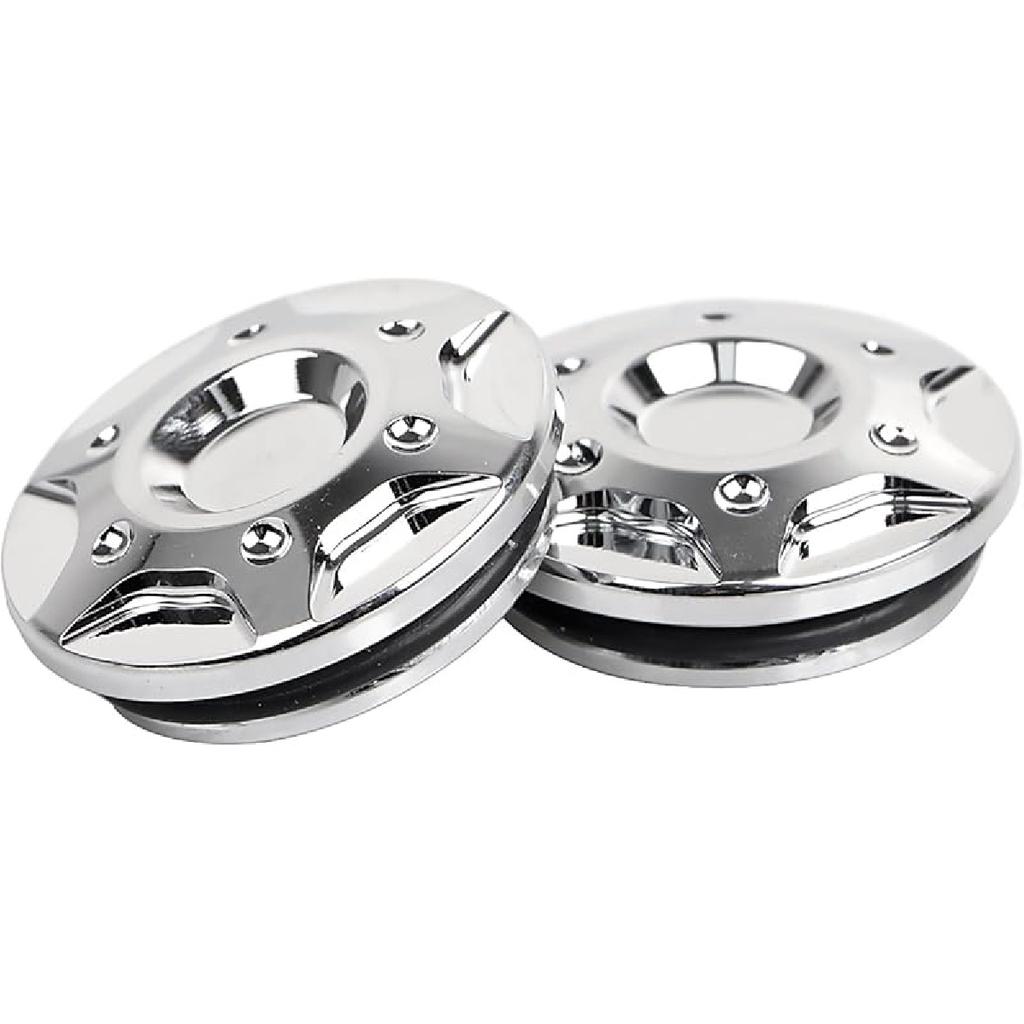 Flat Style Black Swingarm Pivot Bolts Covers Aluminum for Harley Touring Electra Street Glide Road King Road Glide Special FLHXS FLHX 1996-2023