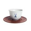 Meissen (MEISSEN) Meissen Mark Cup & Saucer (Alcantas) 55952 85753 White [Parallel Import]