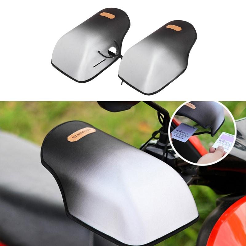 Motorradlenker Fäustlinge Sonnenschutz Handschuhe Atmungsaktive Handschützer Motorrad Lenkerabdeckung Handschuhe Einfach zu montieren