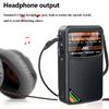 Mini Portable Full Band Radio High Sensitivity FM AM SW Radios Receiver with Retractable Antenna Support 3.5mm Headphones Play