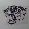28X28Cm Powerful Tiger Head Motorcycle Vinyl Decal Car Sticker Personality