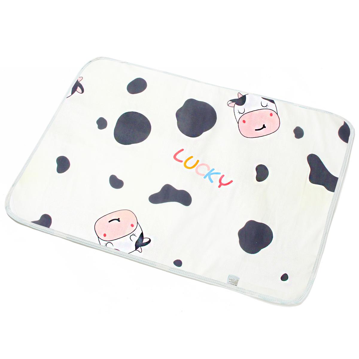 

Breathable & Waterproof Cotton Pet Pads for Dogs & Cats - Washable Cartoon Design, Incontinence & Training Use 35x45 cm