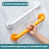 Anti-Slip Load-Bearing Handrail with Illuminated Ring Arc-Shaped Elbow Rust-Resistant Standing Support Handrail