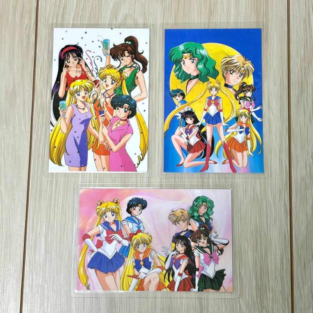 Sailor Moon S laminated card set of 3