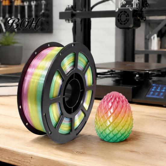Candy Color PETG Filament Rainbow Gradient for 3D Printer, 1.75mm 1Kg Spool Roll Filament, Multicolor Most Printers