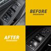 For Mercedes Benz CLA 180 200 GLA 180 200 2013 2014 2015 2016 2017 2018 2019 14x Car  Parts Window Switch Button Repair Stickers