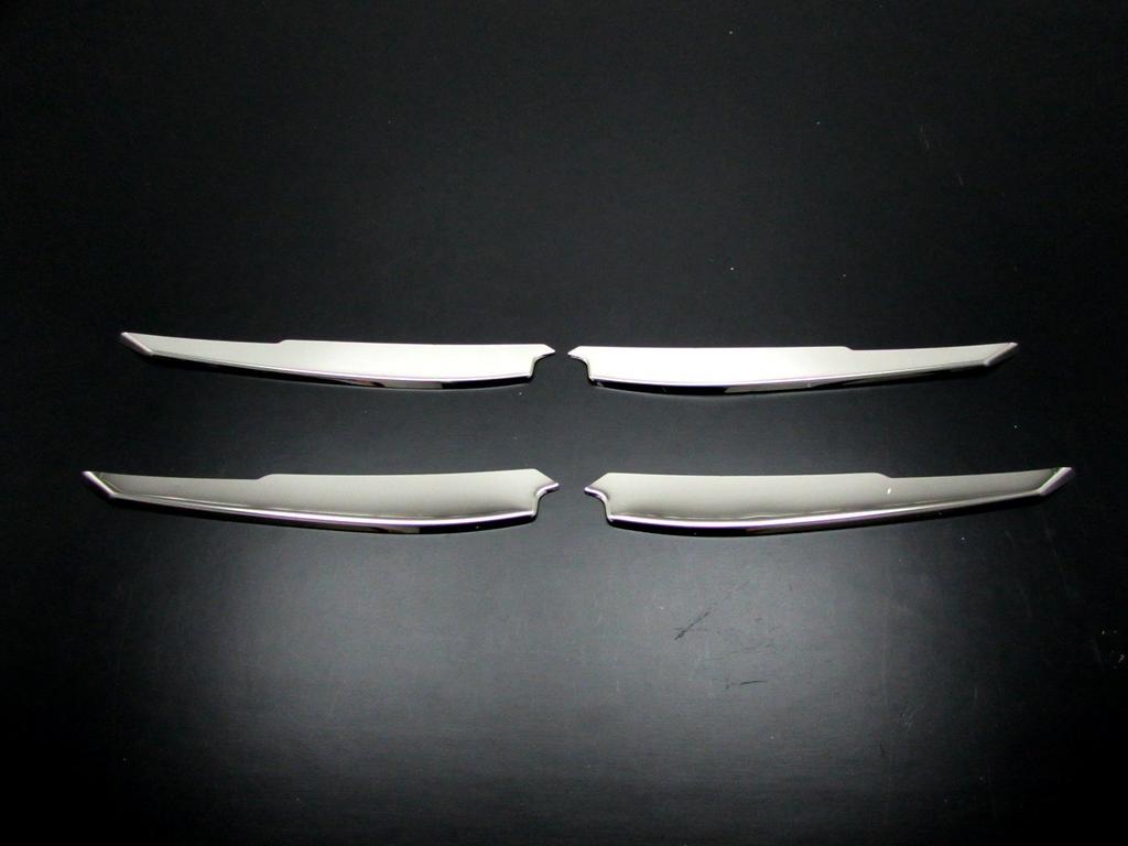 BRIGHTZ LS600hL UVF46 Late Model Super Mirror Stainless Steel Plated Fog Light Fin Cover 4PC C Type UVF F46 46 LS600 LS 600 600hL 19985 [FOG-COV-018]