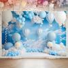 2D mrak horkovzdušný balón Pozadí Dekorace na oslavu Baby Shower