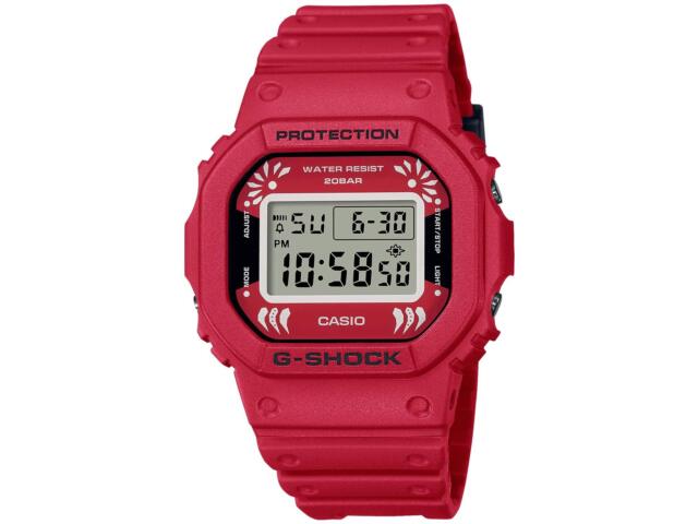 

CASIO G-SHOCK Dharma DW-5600DA-4JR men s Red Limited Edition silicone Band NEW