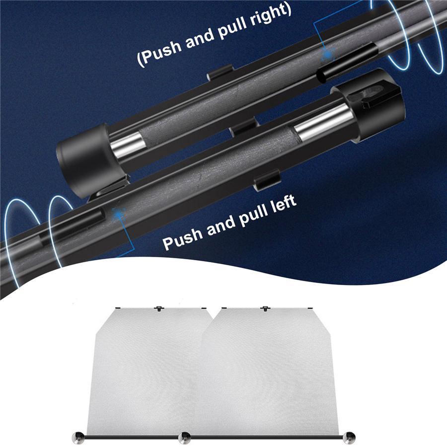 Our Car Windshield Sun Shade is Made of High-hardness Alloy and Heat-insulated Coating, Blocking