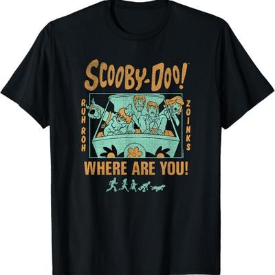 Scooby-Doo Where Are You Ruh Roh Zoinks Group Shot T-Shirt
