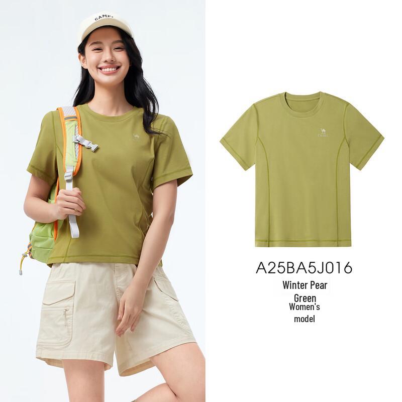 Camel Women s Outdoor Quick-Dry Short Sleeve T-Shirt L