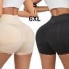 High Waist Butt Lifter Lace Trim Shapewear Shorts