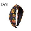 Daily Makeup Face Washing Headband Halloween Headbands for Women Girls, Wide Knotted with Witch Spider Web Themed Hair Styling Tools Ghost Pumpkin,