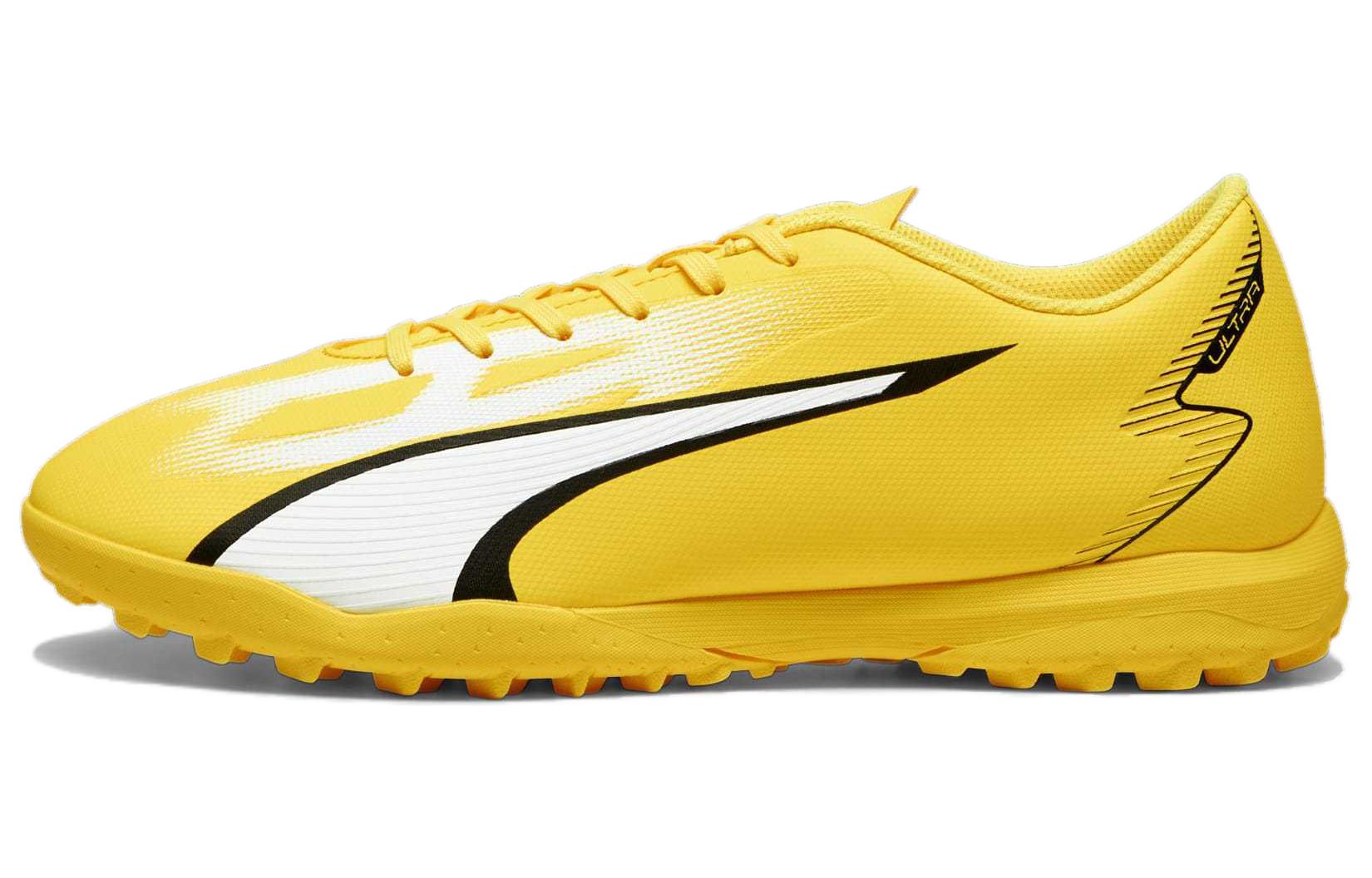 PUMA Ultra Play TT Turf Artificial Turf Soccer Shoes Men s Yellow White Black 107528-04 40.5