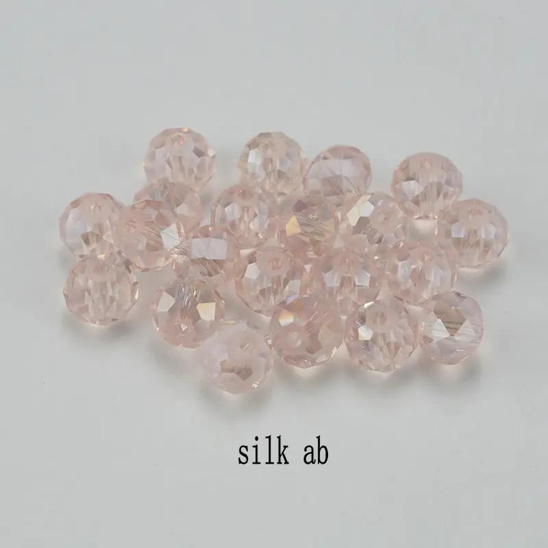 4mm glass beads plated Color faceted round crystal beads Jewelry beads for bracelet necklace Jewelry making DIY 150pcs