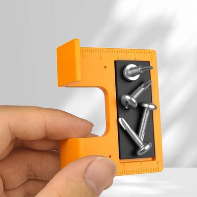 5 Bucăți Distanțier Magnetic pentru Balama Ușă Dulap cu Scară Instrument de Aliniere Decalaj 2mm Pentru Instalarea Ușii Dulap Șablon Magnetic pentru Balama