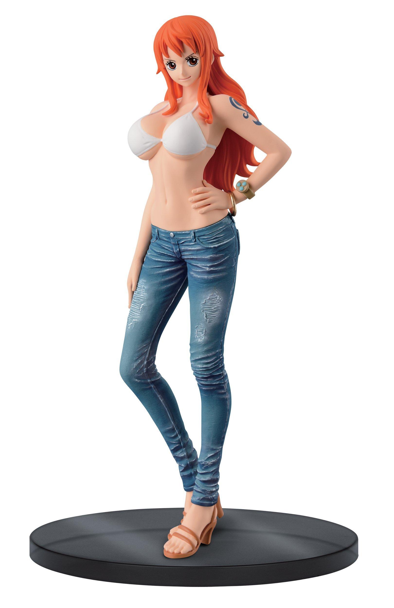 

One Piece JEANS FREAK Nami Single Figure vol.2 (Blue Color) белый