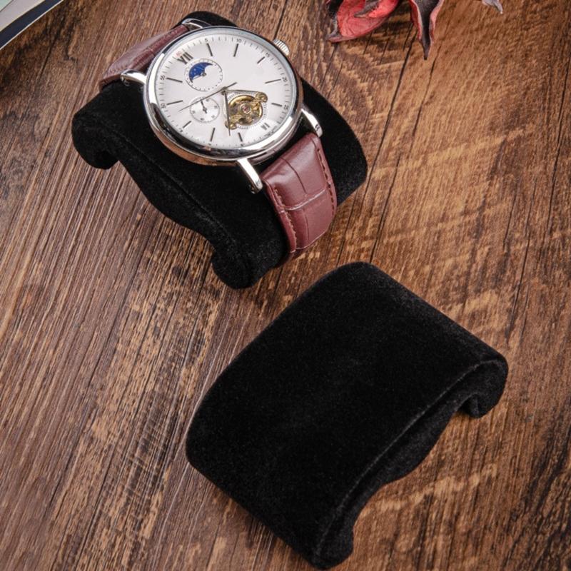 Fabric Watch Holder Cushions Accessory Organizers Flannelette Texture Protects Watches and Bracelets from Scratches