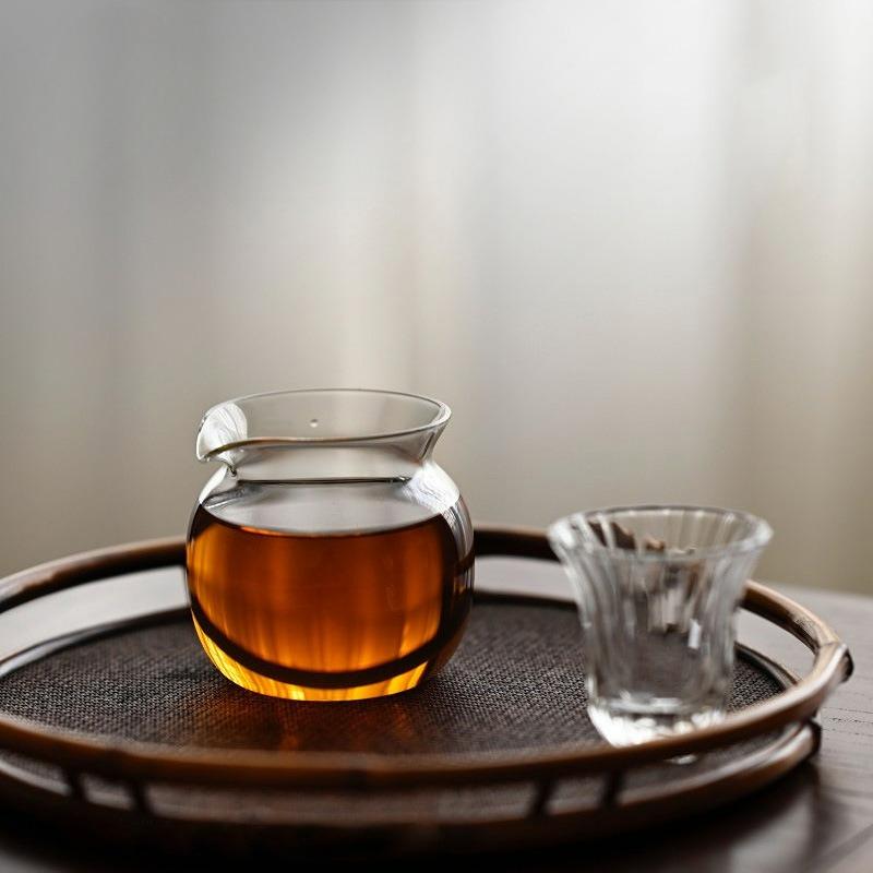 Japanese Style Heat Resistant Glass Tea Cups Household Tea Ceremony Chahai Kung Fu Tea Cup Drinking Accessories Teaware 2025 New