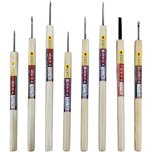 E-Value Square Handle Triangular Pit Drill, Small, for Drilling Pilot Holes for Large Nails and Wood Screws