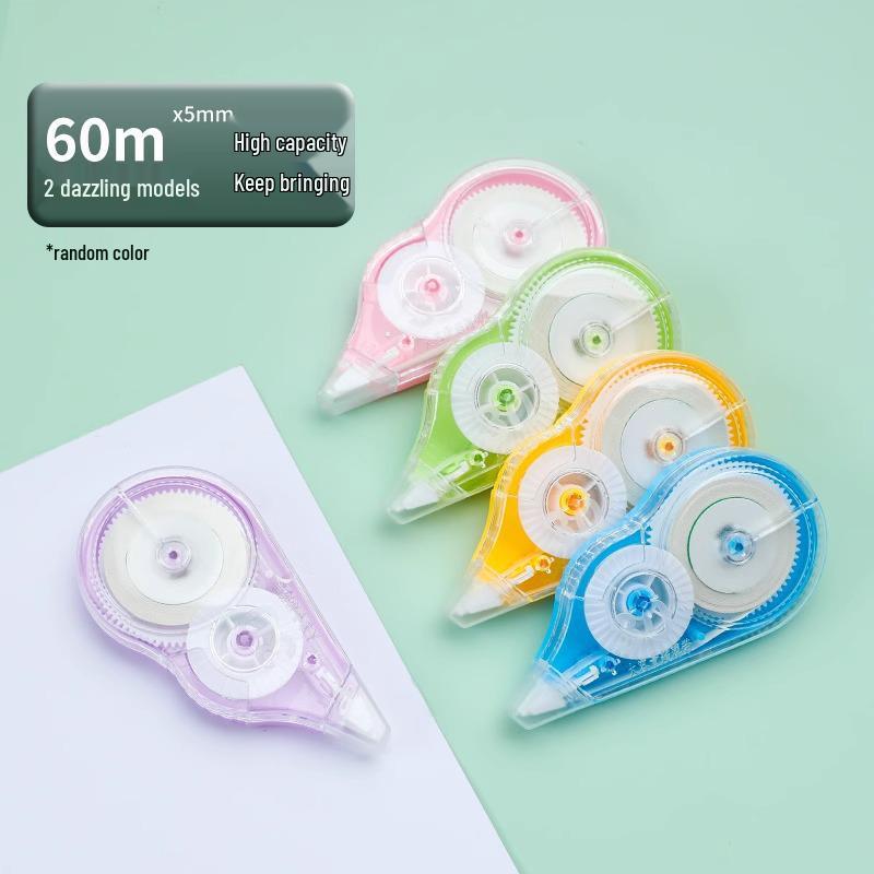 Silent Correction Tape Value Pack for Students - Large Capacity, Ideal for Junior and High School Use