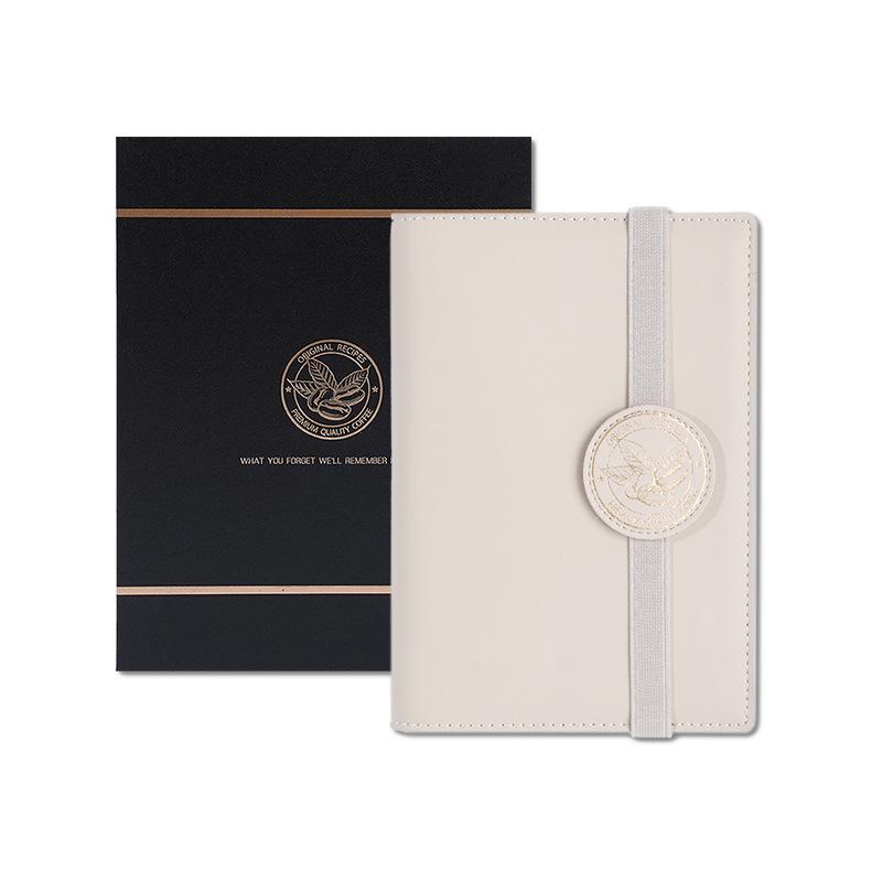 

Kajie Napa Leather Loose-Leaf Business Notebook - High-End A5/A6/B5 Notepad Gift Set