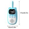Kids Walkie Talkie 2PCS Electronic Toys Children Spy Gadgets Baby Radio Phone 3km Range Christmas Birthday Gift for Boys Girls