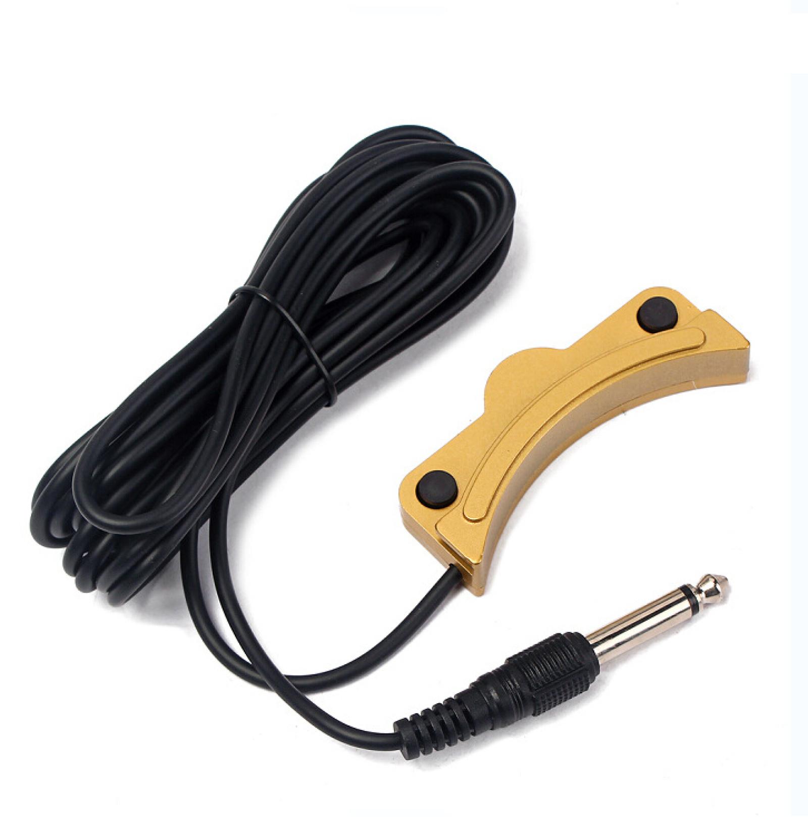 6.3mm Jack Guitar Soundhole Pickup Professional 5M Cable Classical Guitar Sound Hole Pickups Punch Free Musical Instrument Parts United States