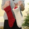 Christmas Socks Large Candy Gifts Carryall Christmas Knitted Stockings Xmas Tree Hanging Ornaments Festival Party Decorative Supplies