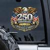 Adesivo Bandeira dos EUA 250º Aniversário Yousheng Patriótico 1776-2026 250 Anos América Decalque para Carro Adesivo para Para-choque Dia da Independência para Vidros de Carro
