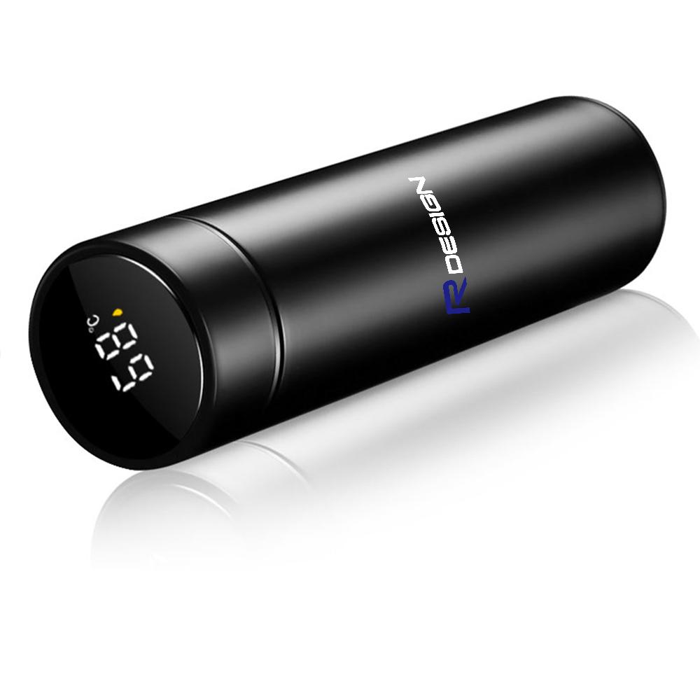 500ml Smart Thermo Mug Filter Coffee Drink Flask Temperature Display For Volvo Rdesign V40 XC90 S60 XC40 C40 S70 V90 V60 V50 C30