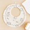 Six-Layer Baby Crinkle Cloth Bib - Soft, Absorbent & Anti-Spit-Up for Newborns