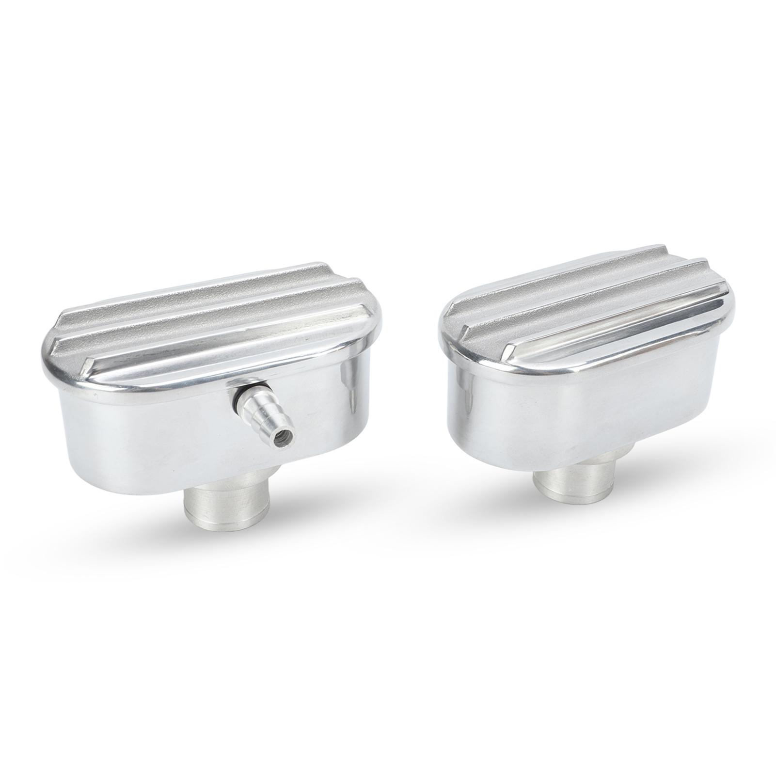 

Алюминиевая крышка клапана сапун PCV комбинированный комплект ребристая овальная полированная 6100FP для замены