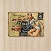 Whiskey Bar Vintage Decor Signs Retro Metal Signs Man Cave Garage Outdoor Wall Plaques Bar Funny Room Decor Vintage Pub Signs