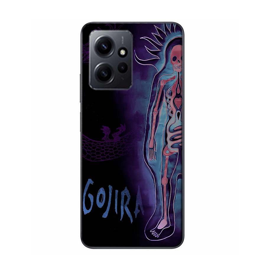 G-Gojira Band Handyhülle Für Redmi 12 13C 14C 12C Note 14 13 Pro Plus 10 10A 10C 9 9A 9C 9T K70 K80 Pro 8 8A Klar TPU