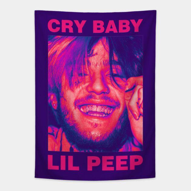 Гобелен Lil Peep 75x100 чёрный