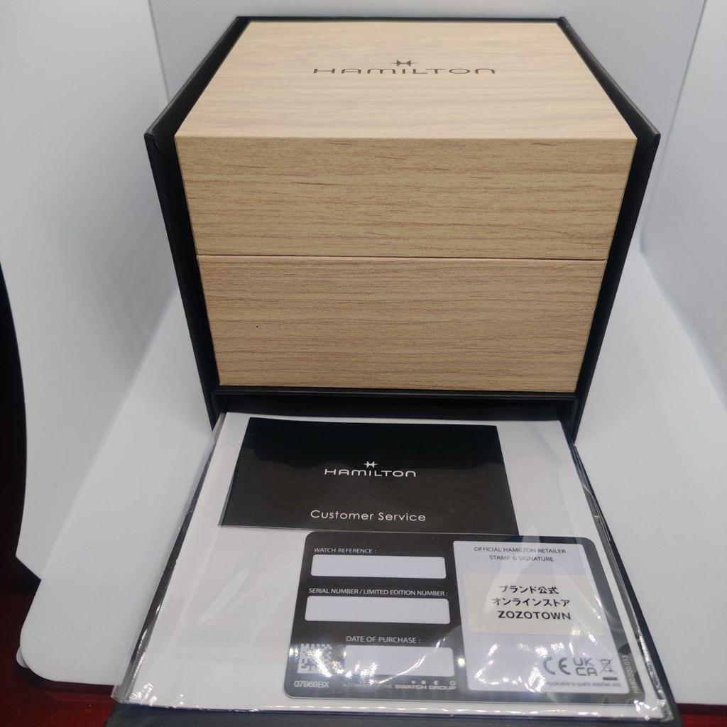 Used Unused HAMILTON Khaki Field Quartz Watch/Analog/BLK/KHK/H6940101930